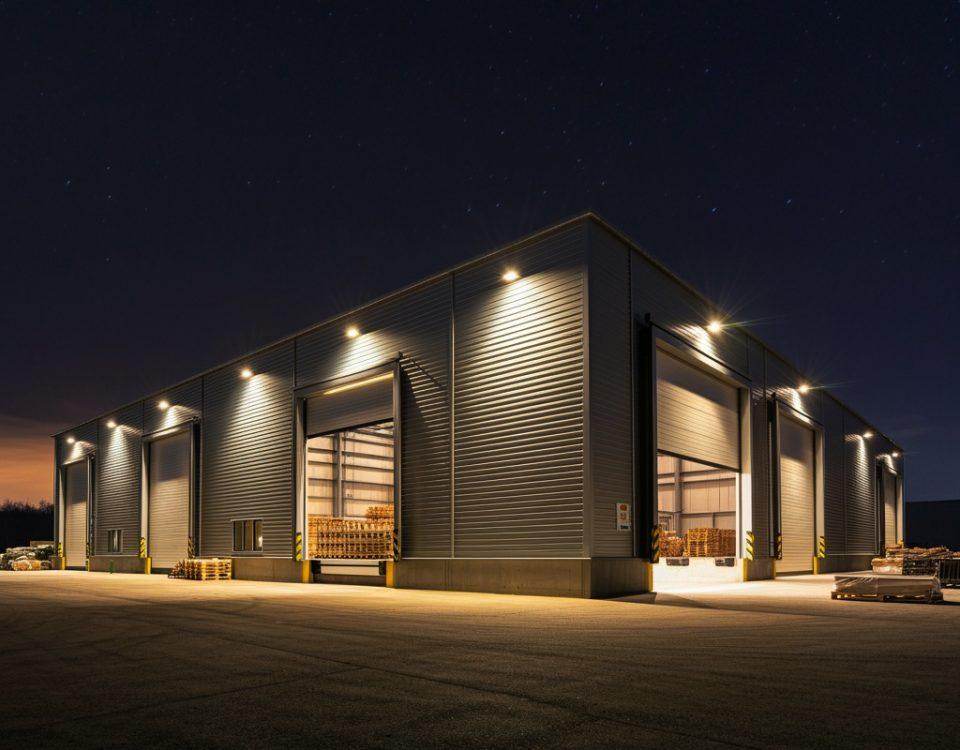 Iluminación exterior industrial