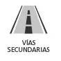Vías secundarias 