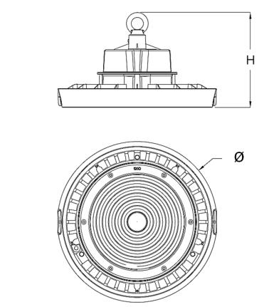  Led high BAY GC015 
