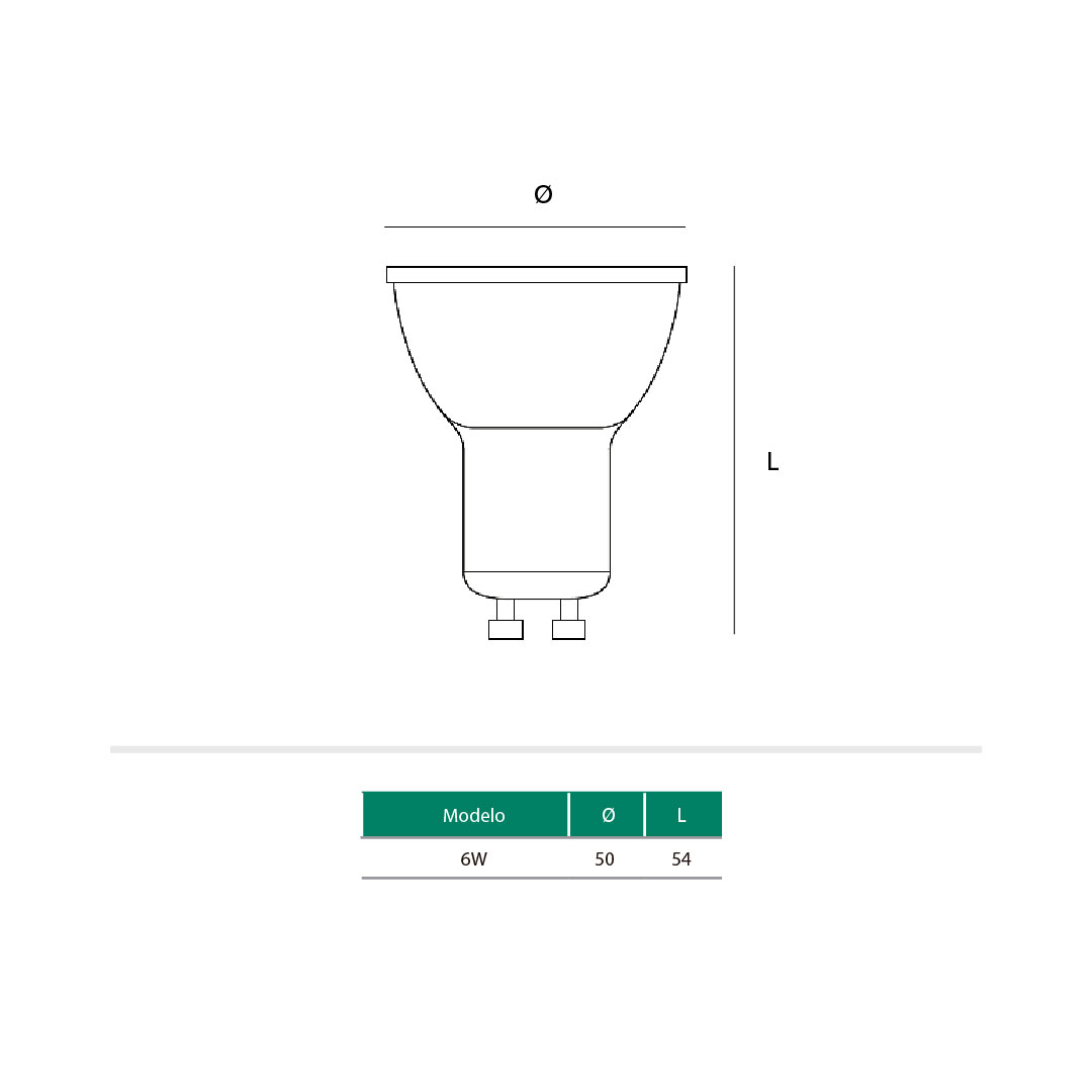 Led HI Spot GU10 Dimerizable