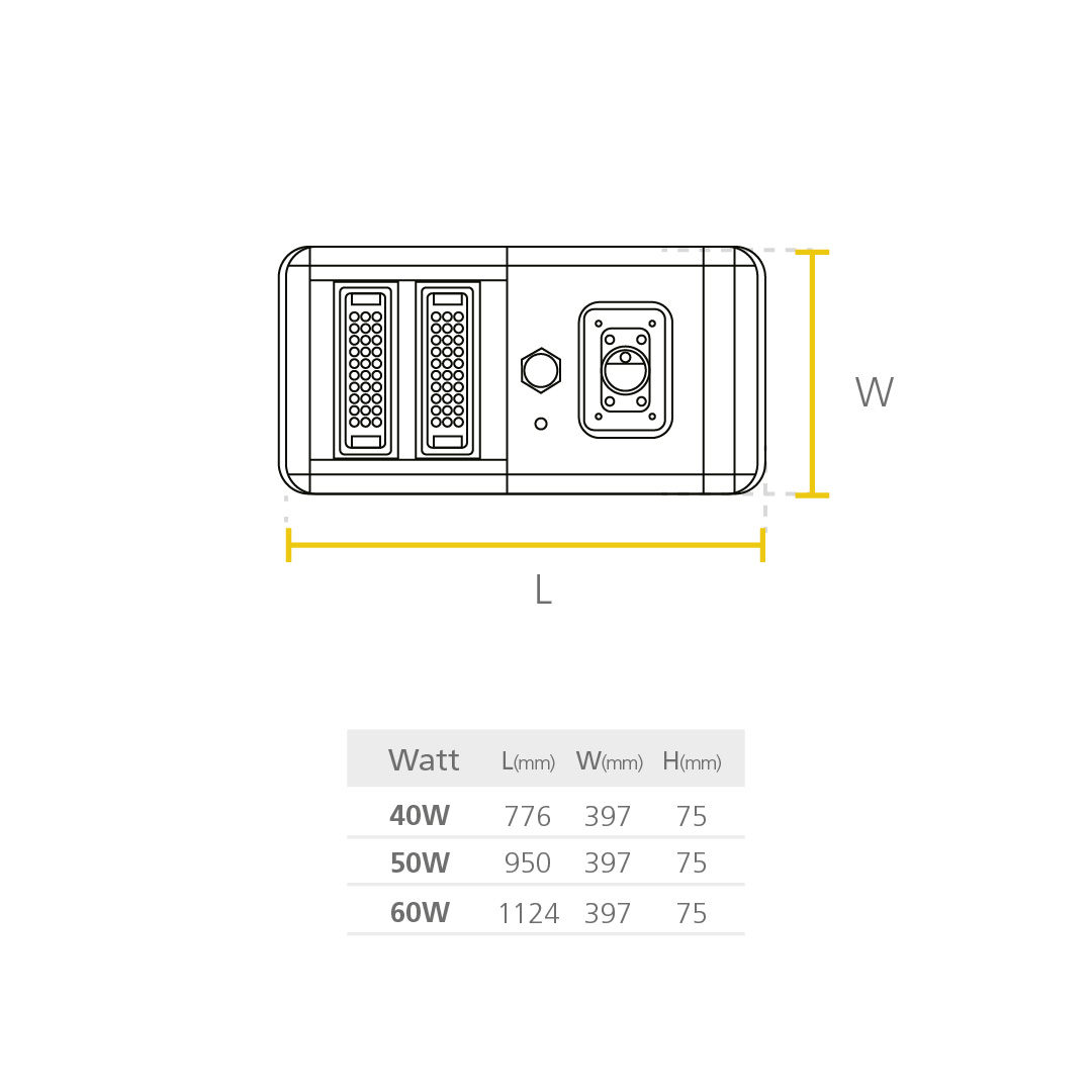 Kit Solar Integrada S40 / S50 / S60 Pro Con Sensor